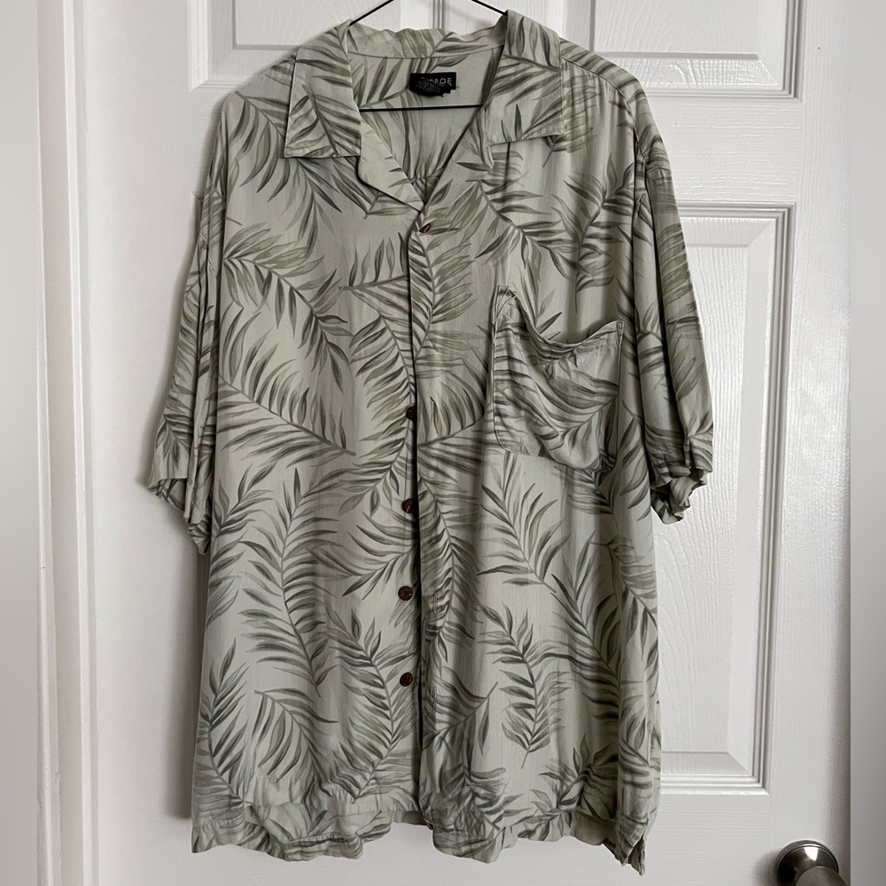 ⭐️George tropical button up - Picture 1 of 5